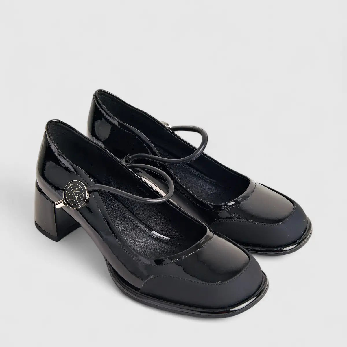 Morbido Ladies Block Heel Black 2360-2 M27