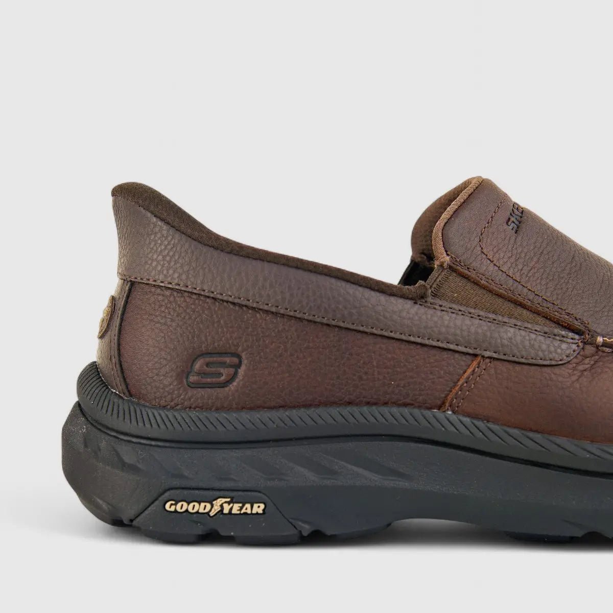 Skechers Men's Comfort Slip On Pollard 205334 Red Brown SM97