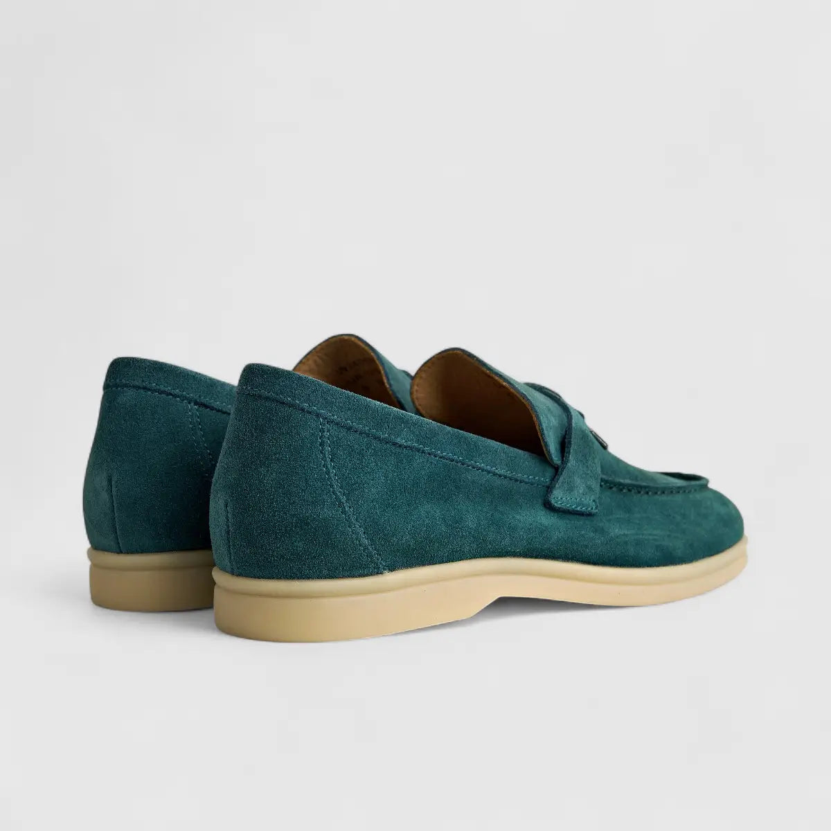 Bulletti Ladies Suede Loafer W2406080 Blue BL3 Loafers | familyshoecentre
