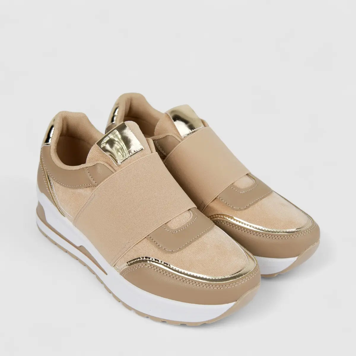 Hush Puppies Soft Style Soft Patricia Ladies Sneaker SSL01602 Stone SS347