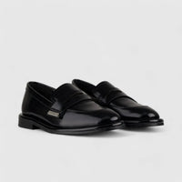 Morbido Ladies Loafers Black BIL001 Loafers | familyshoecentre
