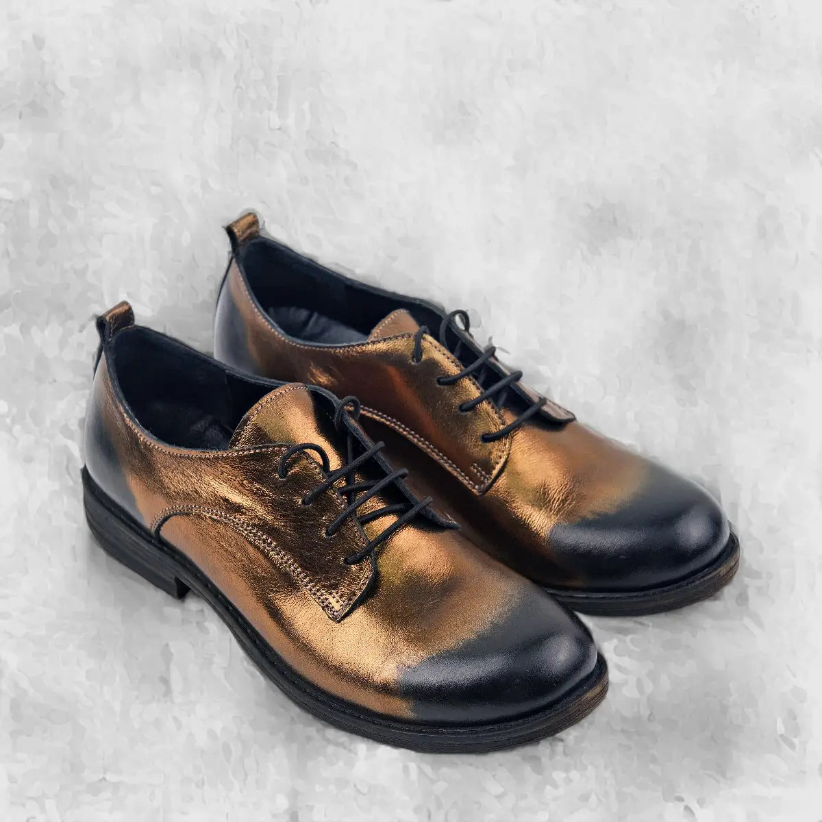 Modelle Leather Lace Up Shoe Bronze 29684 Oxfords | familyshoecentre