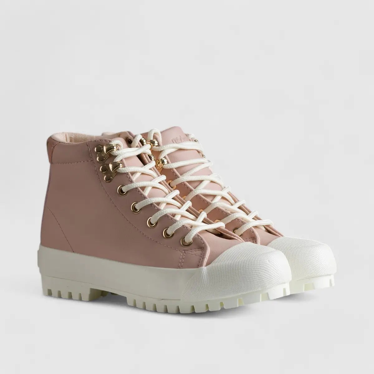 Caprio 2 Tone Statement Sneaker Boots Pink K11 Sneakers | familyshoecentre