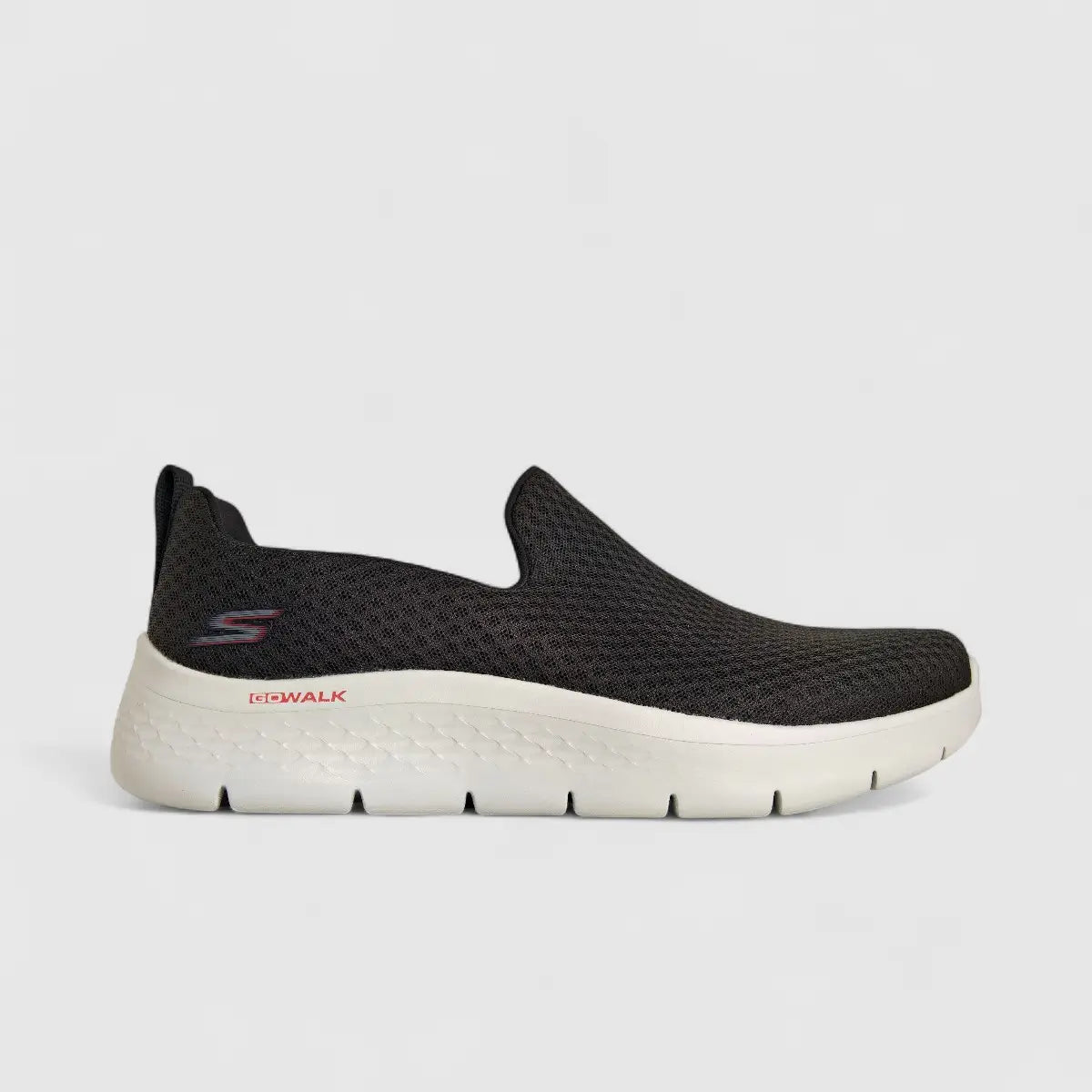 Skechers Men's Comfort Slip On Go Walk Flex 216483 Black Red SM113