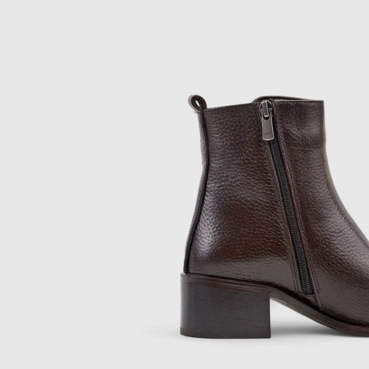 Sofia Mare Leather Ankle Boot Brown 11747 Boots | familyshoecentre