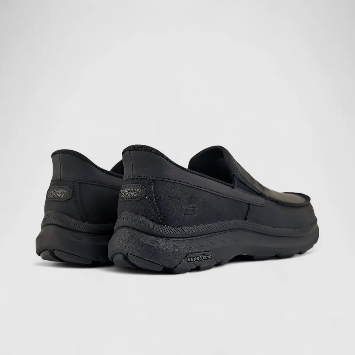 Skechers Men's Comfort Slip On Pollard 205334 Black SM96