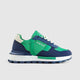 K7 Watch Sneaker Green/Navy 7041 K10 Sneakers | familyshoecentre