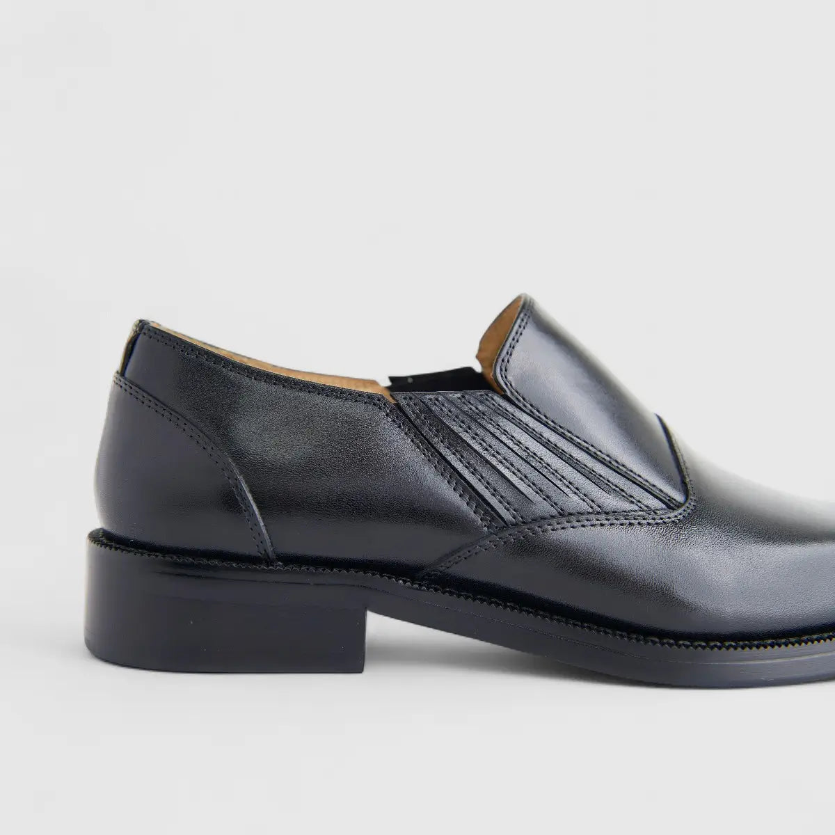 Formales Men's Leather Slip On AE5282-5322 Black EL120