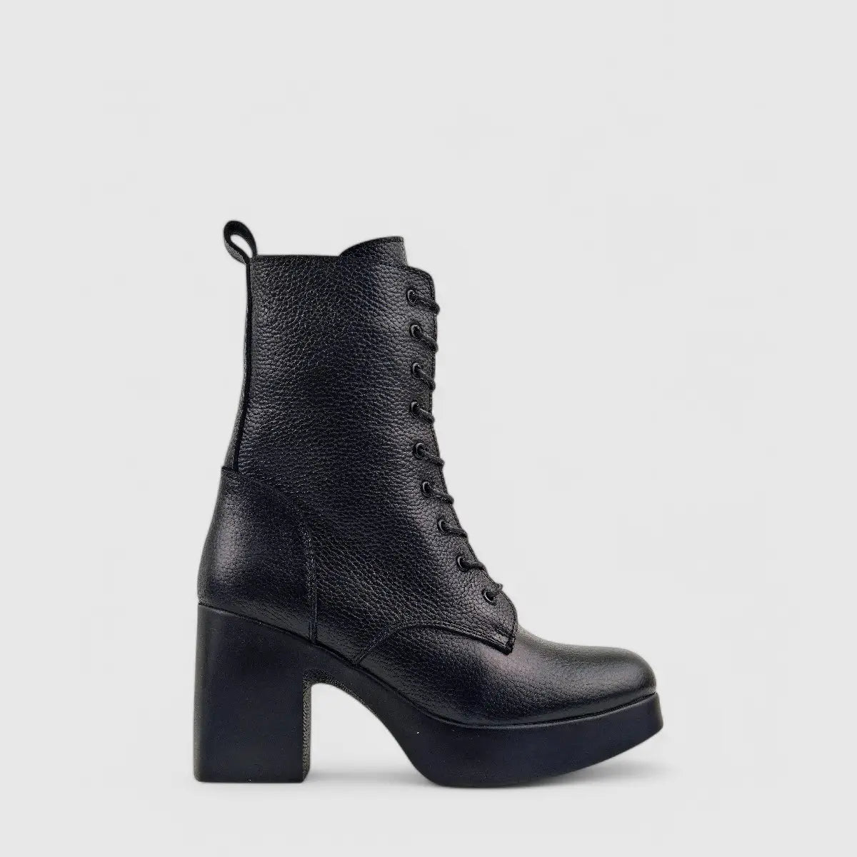 Sofia Mare Leather Ankle Boot Black 11518 Boots | familyshoecentre