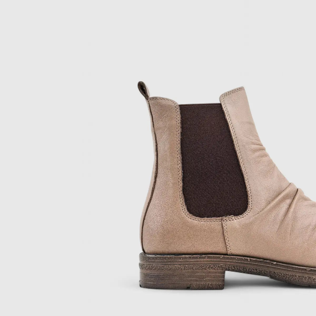 Dimato Leather Boot Beige 002.4003 Boots | familyshoecentre