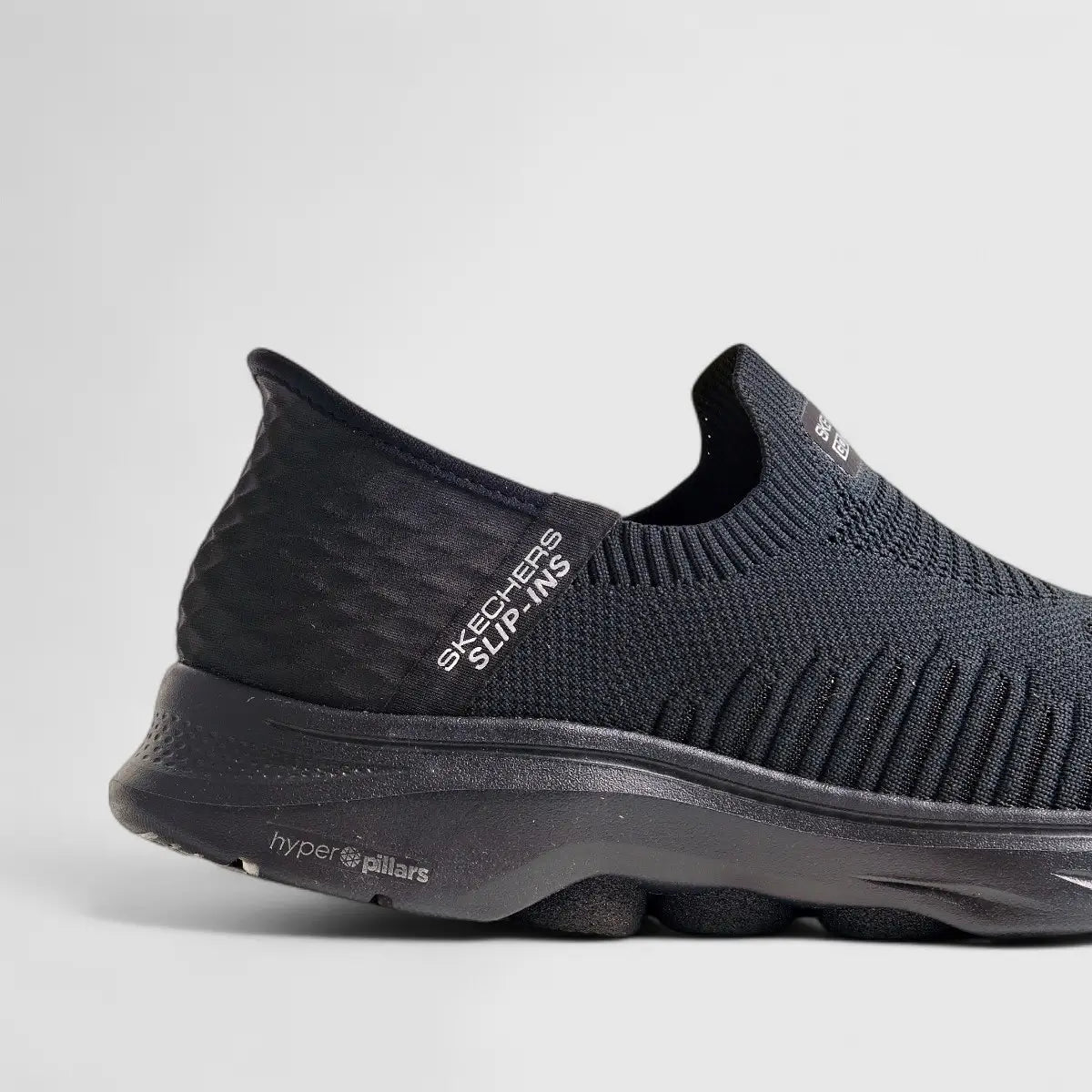 Go Walk 7 Comfort Slip Ons 216552 Black Sneakers | familyshoecentre