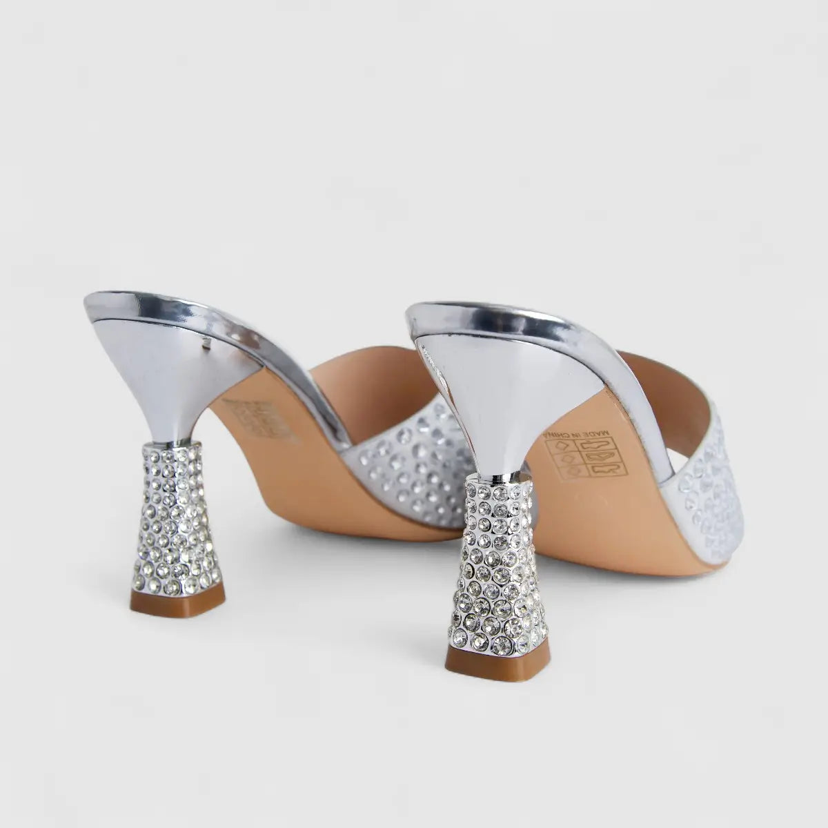 Bulbul Ladies Evening Sandal Silver HAR065