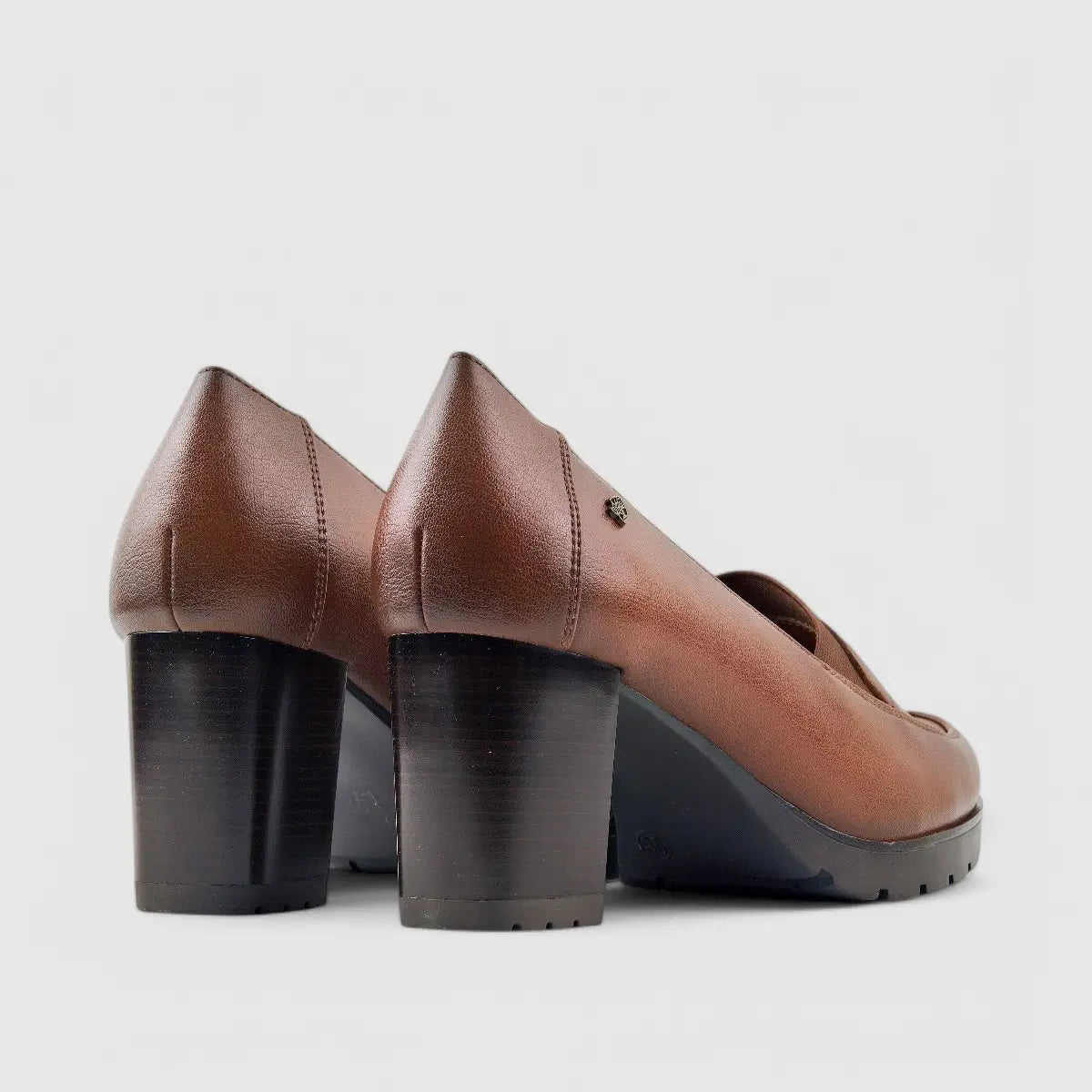 Soft Style By Hush Puppies Roma Tan 01510 Heels | familyshoecentre