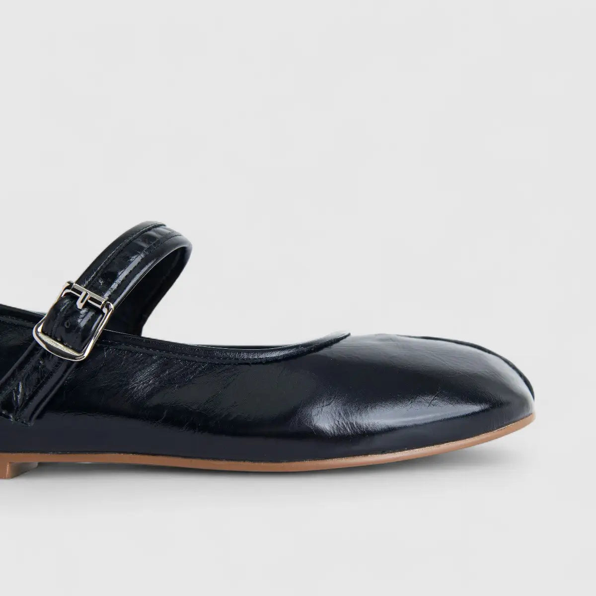 Morbido Ladies Leather Pump Black PON012