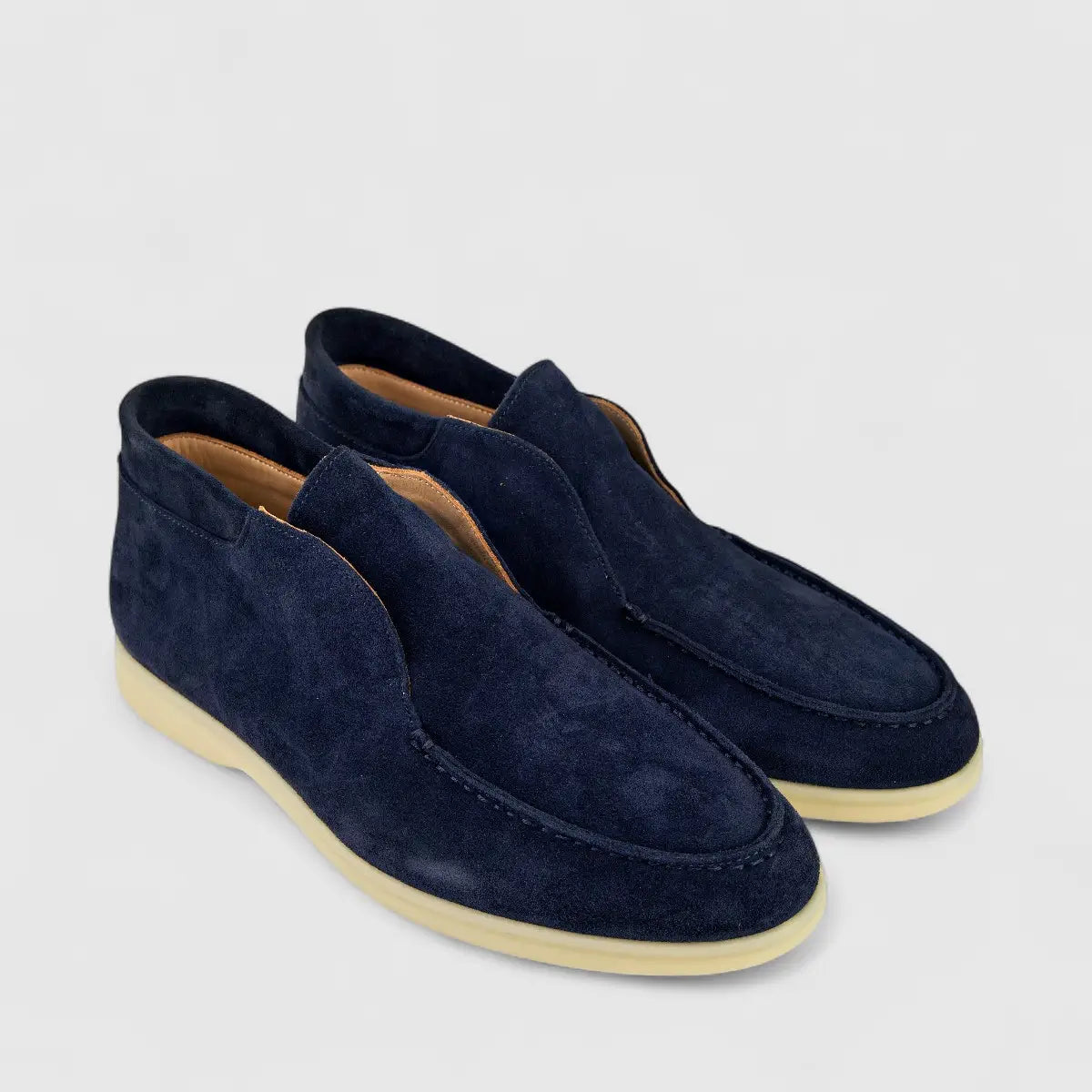 Bulletti Men's Suede Boot W2409048 Navy BK9 Gents Boots | familyshoecentre