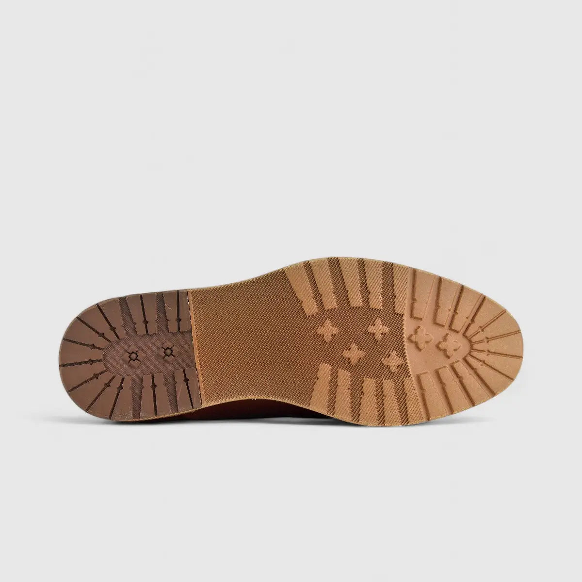 Babucci Men's Casual Leather Lace Up K0582075-2A BAB019 Tan