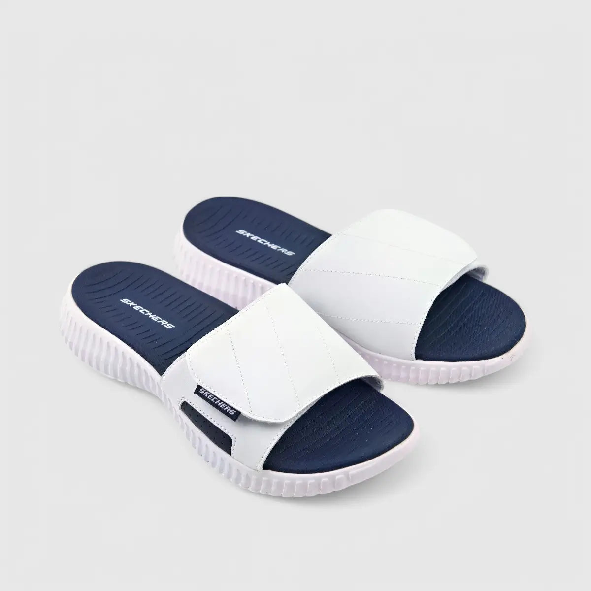 Skechers Mens Elite Flex Trevera White 237070 Gents | familyshoecentre