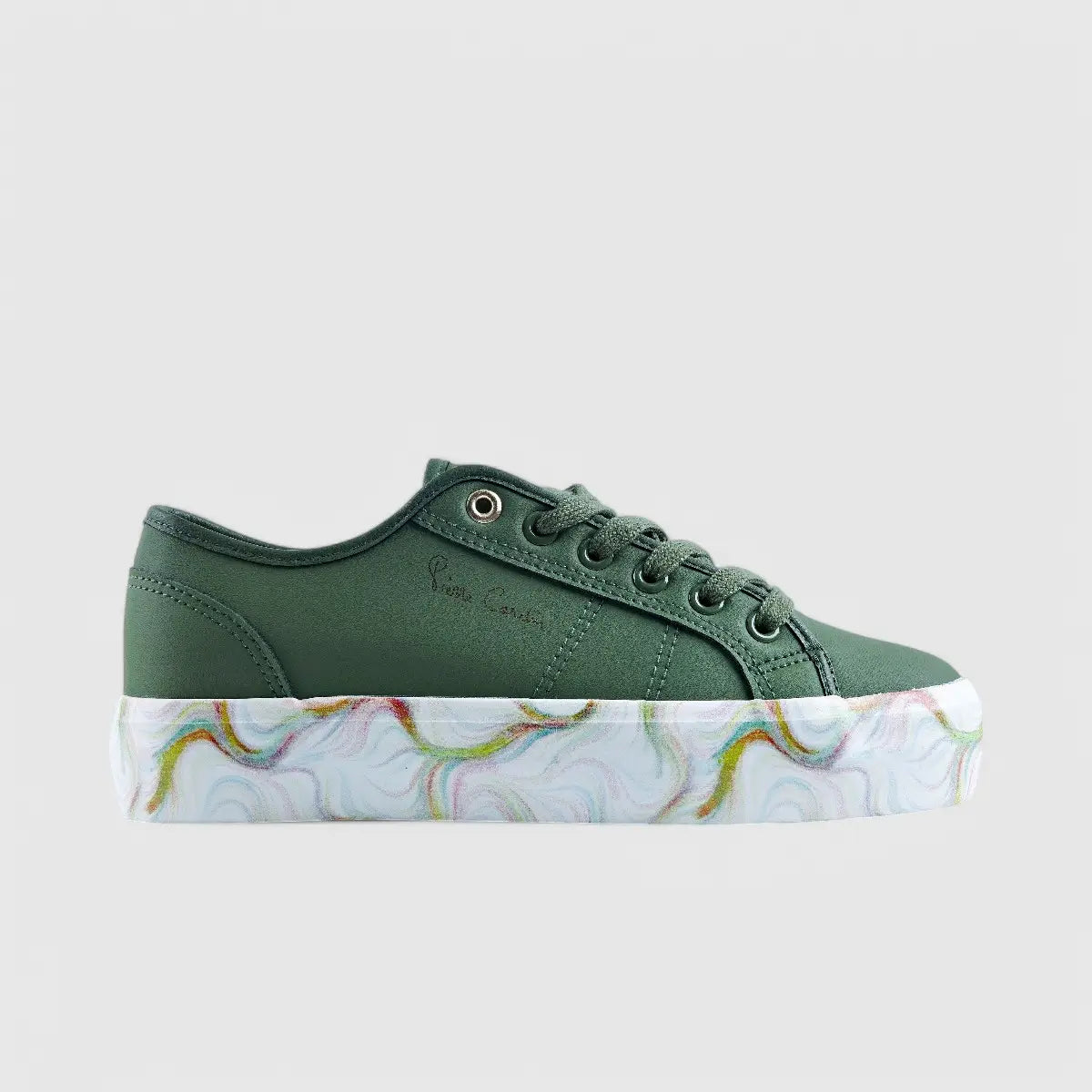 PC Casual Sneaker Olive 10690 PC220 Sneakers | familyshoecentre