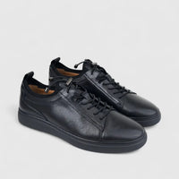 Formales Men's Leather Sneaker FY266004 Black FD14