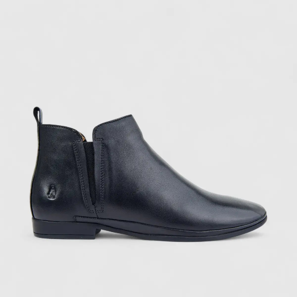 Hush Puppies Ladies Leather Ankle Boot Coraline 2 HPL01494 Black DB33