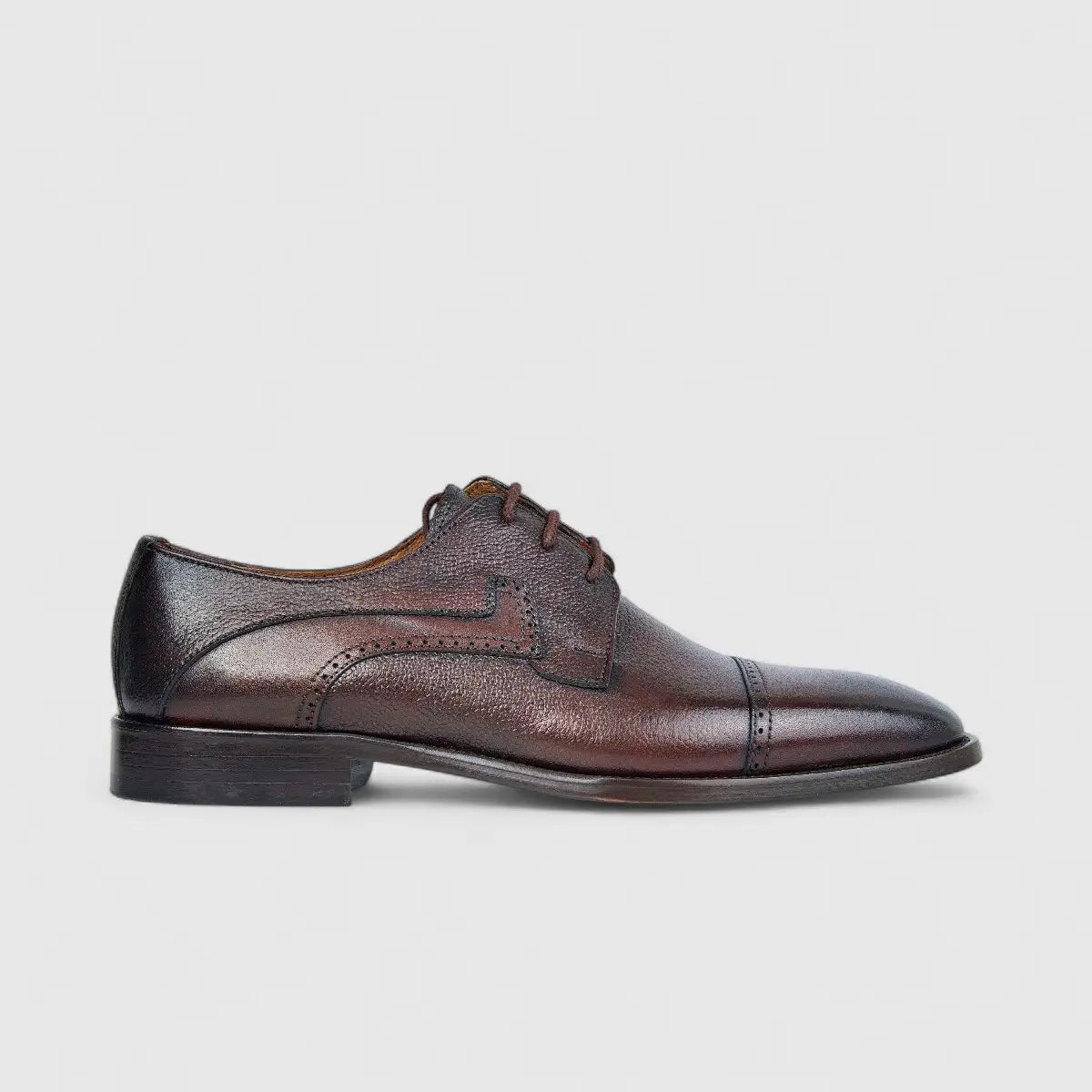 Florsheim Imperial Men's Derby Lace Up Toe Cap Izmit 1-397/216 Chocolate EL25 Oxfords | familyshoecentre