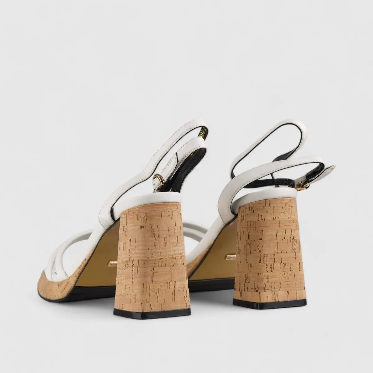 Bulbul Block Heel Sandal Black CAR5032 Heels | familyshoecentre