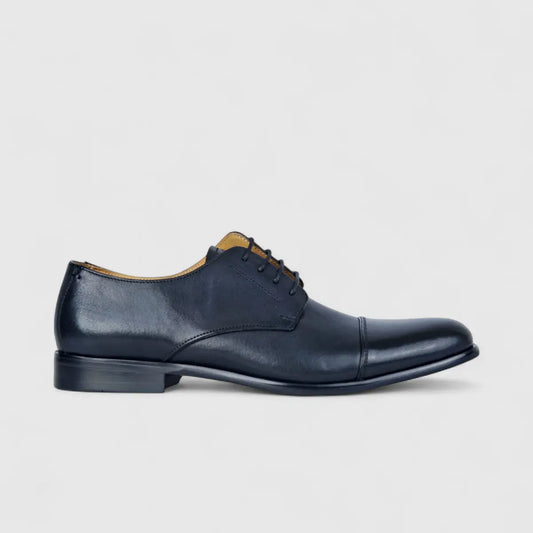 Florsheim Men's Derby Toe Cap Centurion Cap 121562/001 Black FL18