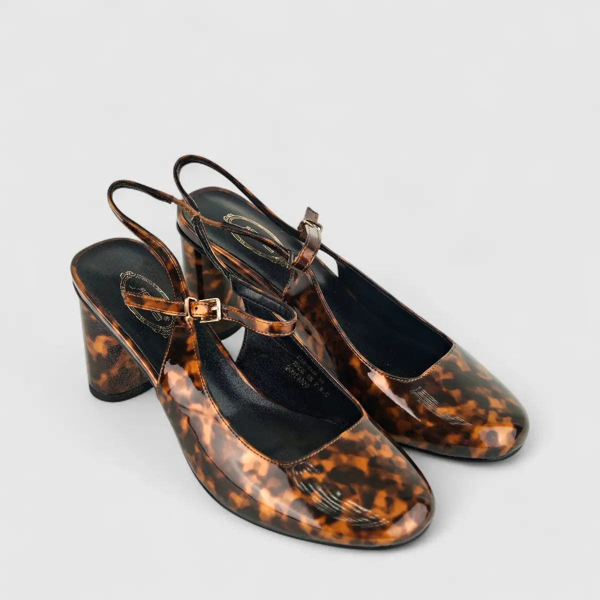 Bulbul Ladies Block Heel Sandal CAR-009 Tiger