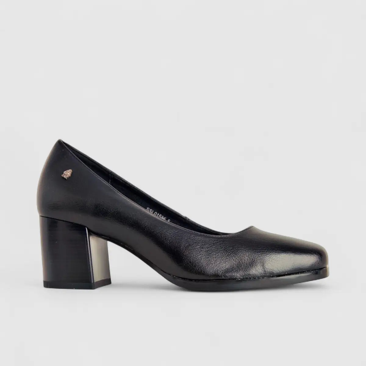 Hush Puppies Soft Style Ladies Court Shoe Vitalia SSL01586 Black SS273