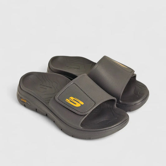Skechers Men's Comfort Slide Arch Fit Foamies 243159 Charcoal SM116