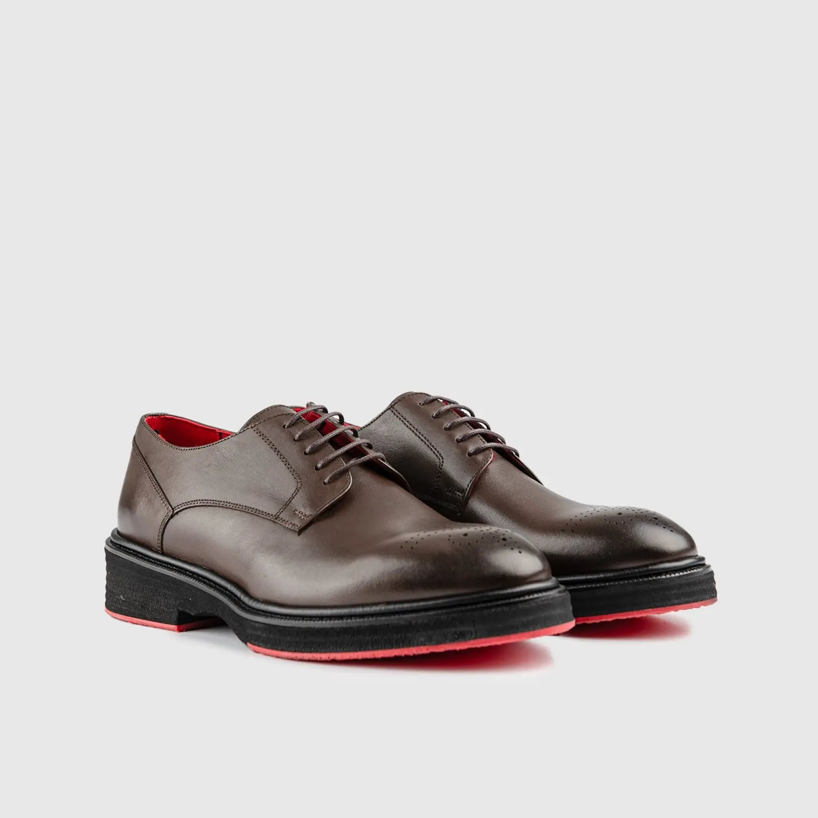 Chunky Sole Dress Oxfords Brown 0234/3 Oxfords | familyshoecentre