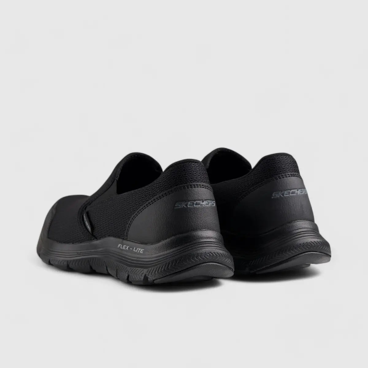 Skechers Comfort Slip Ons Black 232230 Slip-ons | familyshoecentre