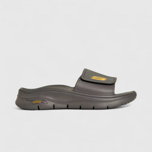 Skechers Men's Comfort Slide Arch Fit Foamies 243159 Charcoal SM116