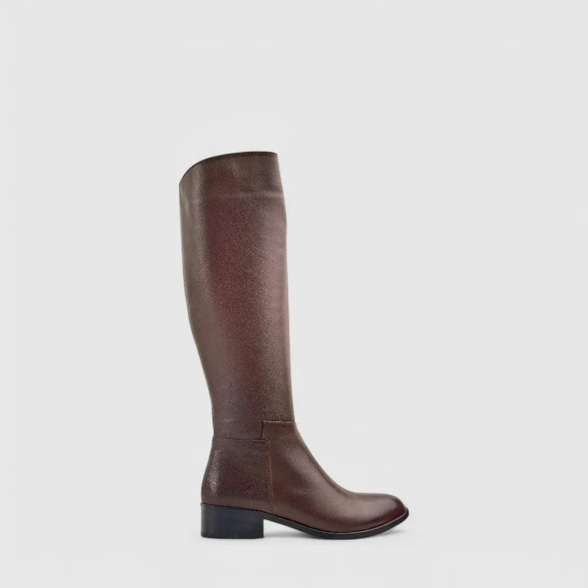 Sofia Mare Leather Boot Brown 9713 Boots | familyshoecentre