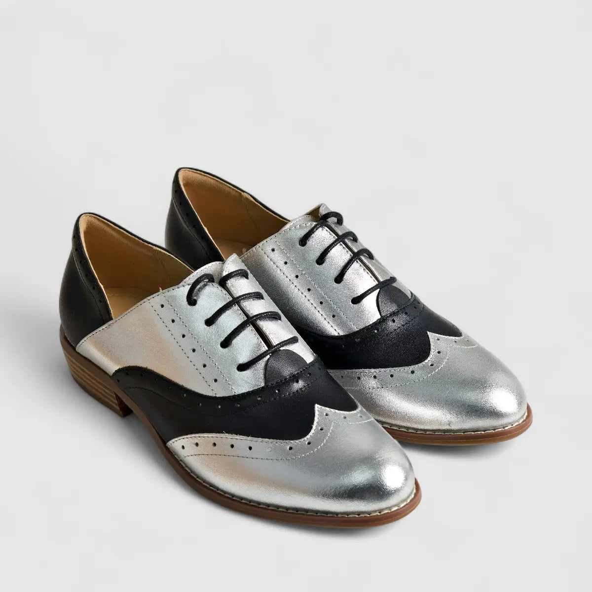 Bulbul Leather Lace Up Blue HA2515 Oxfords | familyshoecentre