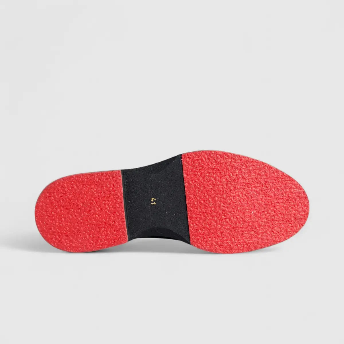 Formales Men's (UK4 TO UK12) Leather Chunky Sole Loafer With Brougue,Tassel And Fringe 0603 Black Combo FC142