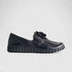 Karyoka Comfort Leather Casual 3060 Black Oxfords | familyshoecentre