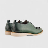 Babucci Men's Casual Leather Lace Up K27BX05130-C BAB002 Green