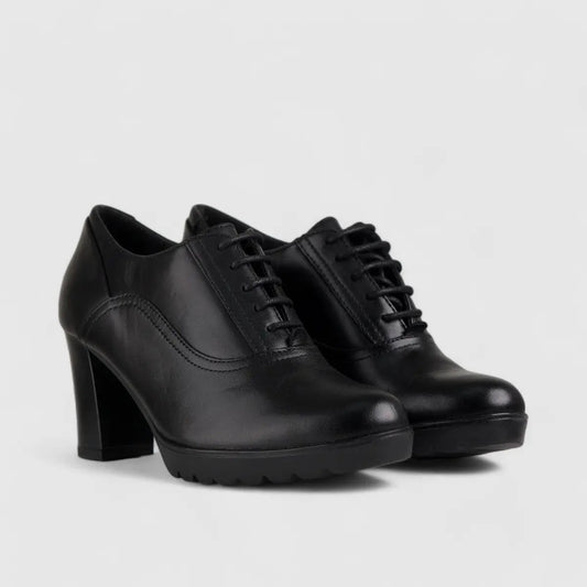 Hp Shazam Lace Up Court Heel Black 01162