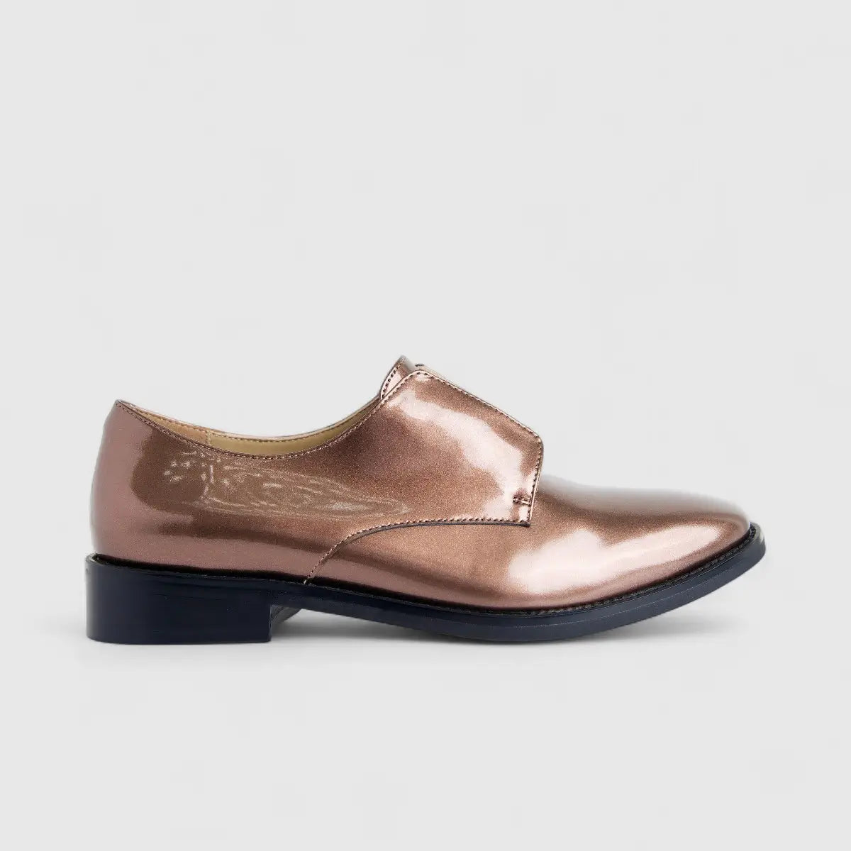 Morbido Ladies Leather Shoe Bronze PON010