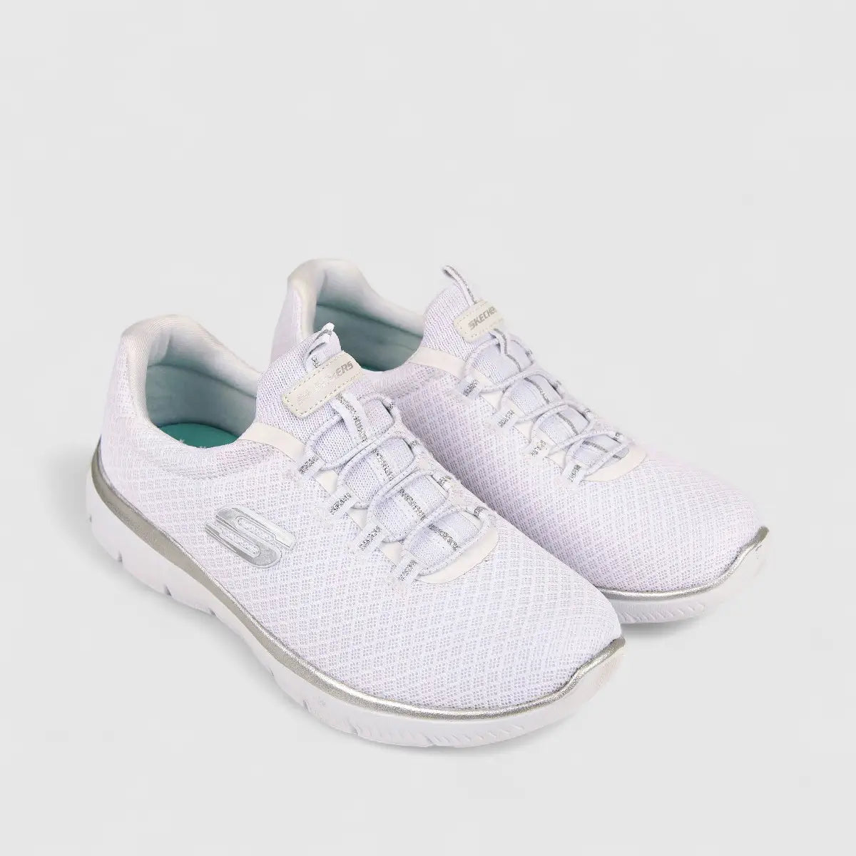 Skechers Ladies Comfort Sneaker Summits12980 White SW59