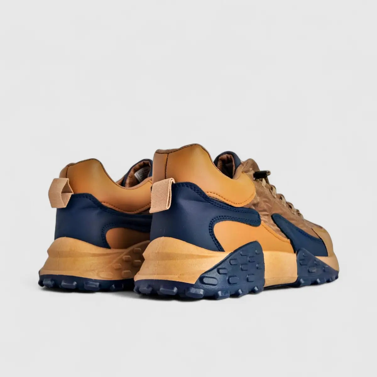 Klevas Men's Casual Sneaker K7452M Ace Brown Navy KM19