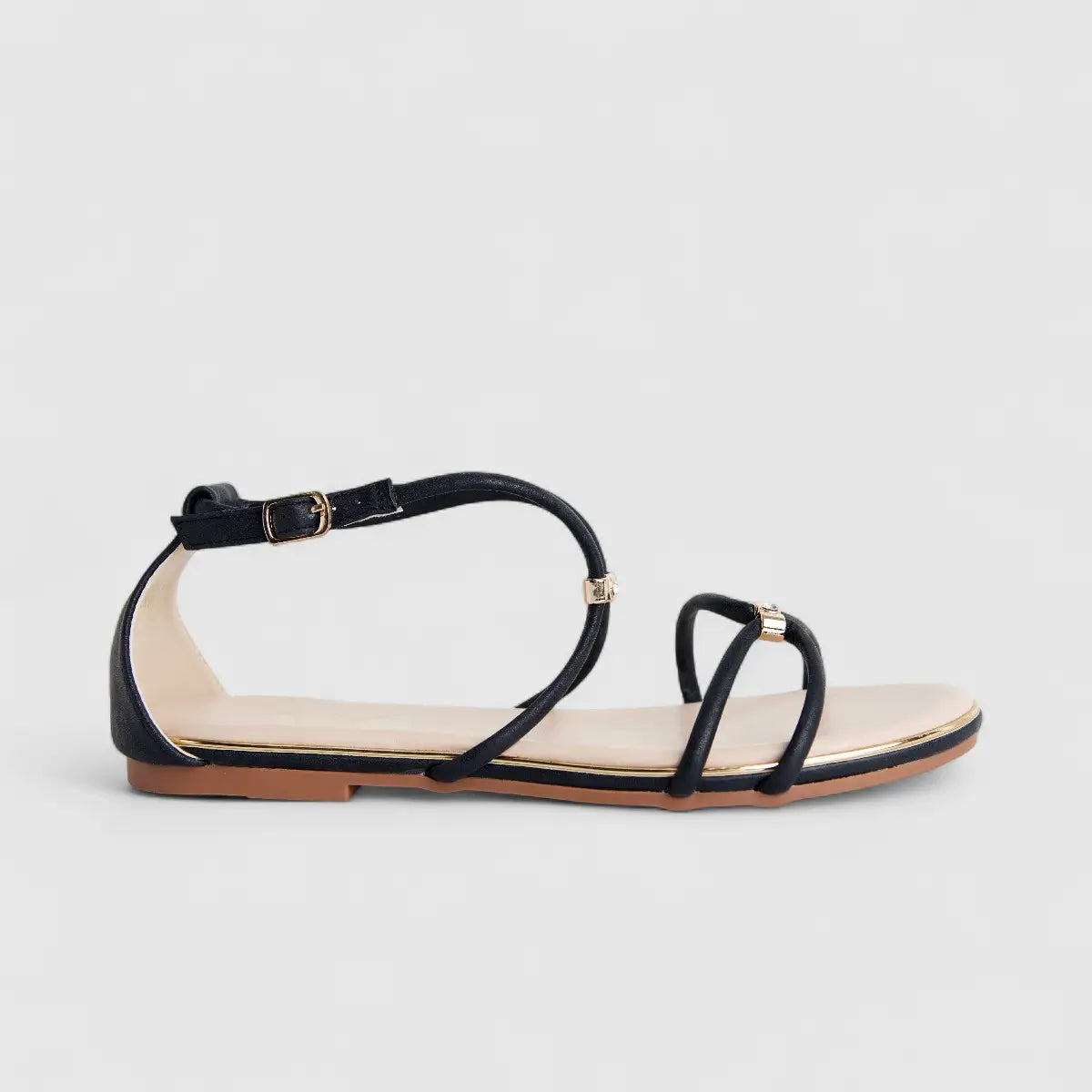 Bulbul Ladies Comfort Sandal Black HAR056