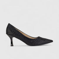 Bulbul Ladies Evening Court Shoe HAR033 Black