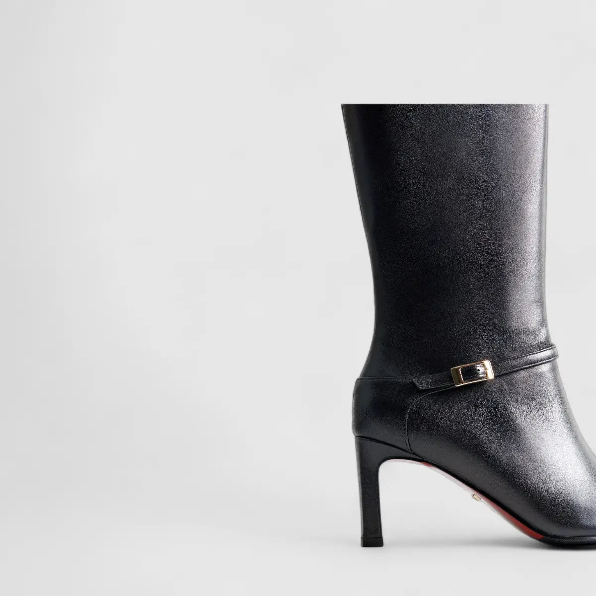 Bulbul Leather Long Boot Black LAR6024 Boots | familyshoecentre