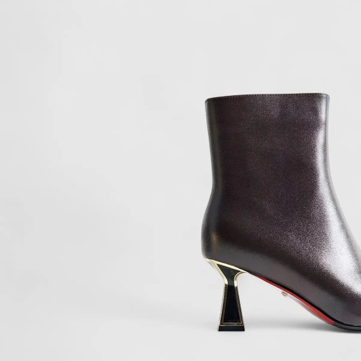 Bulbul Leather Ankle Boot Brown LAR6015