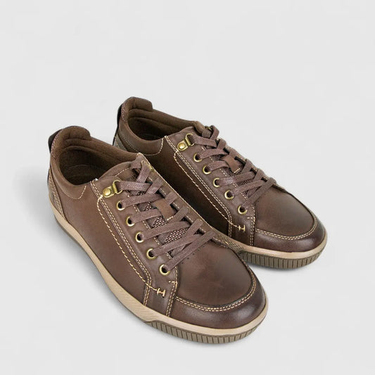 HP Men's Comfort Casual Sneaker Paxon HPM00969 Coffee HP277