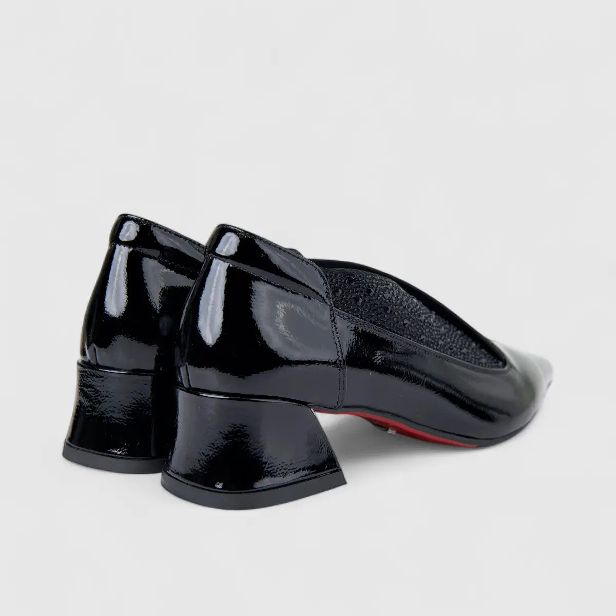 Bulbul Ladies Leather Dress Shoe Black LAR26-4
