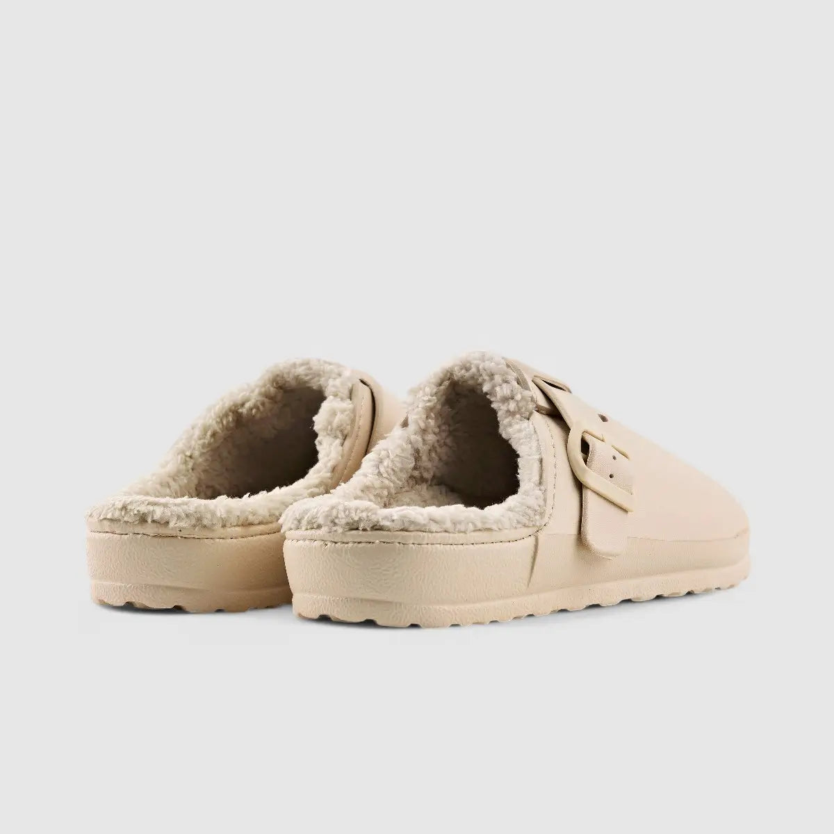 Soft Style By Hush Puppies Desi Fur Slippers Natural 01280