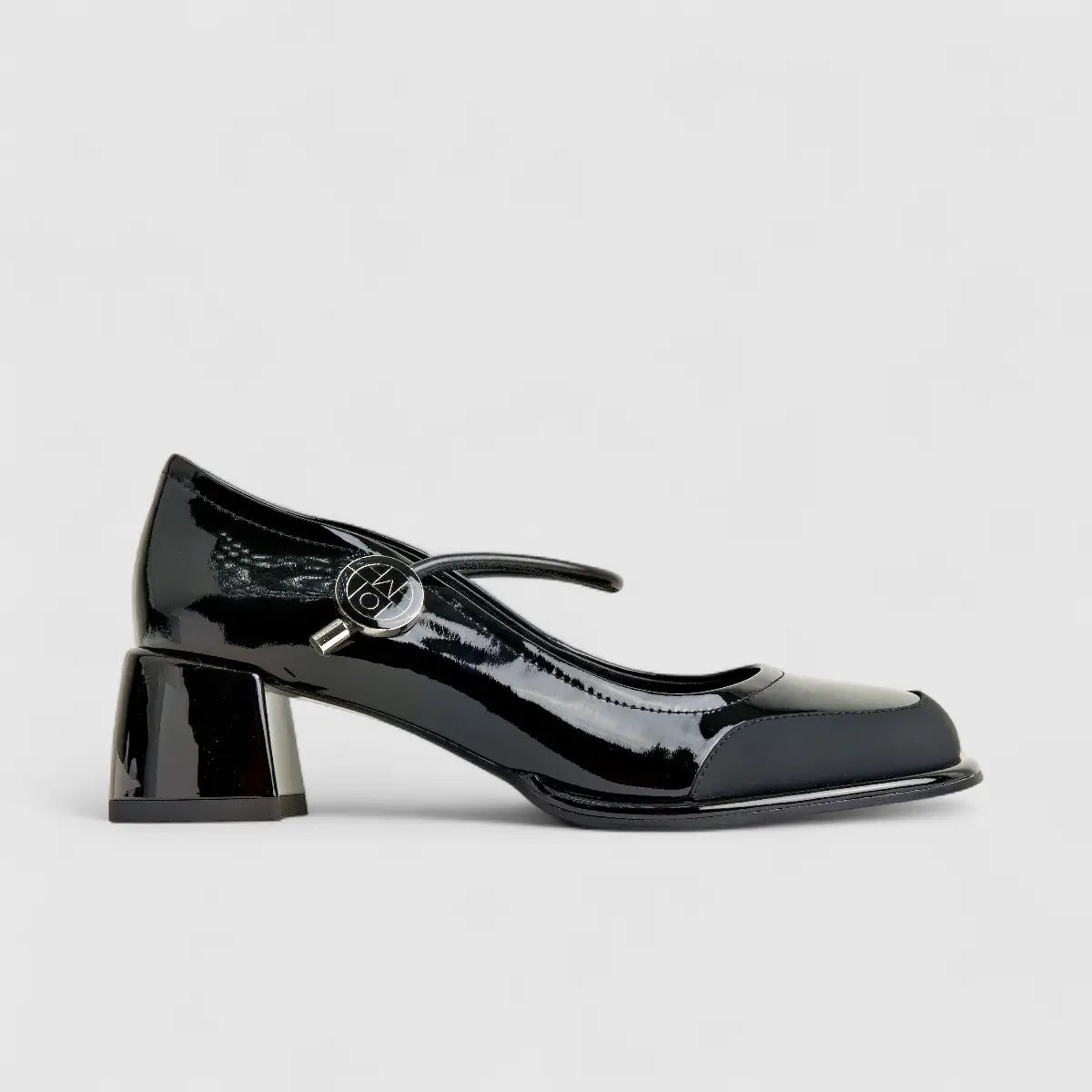 Morbido Ladies Block Heel Black 2360-2 M27